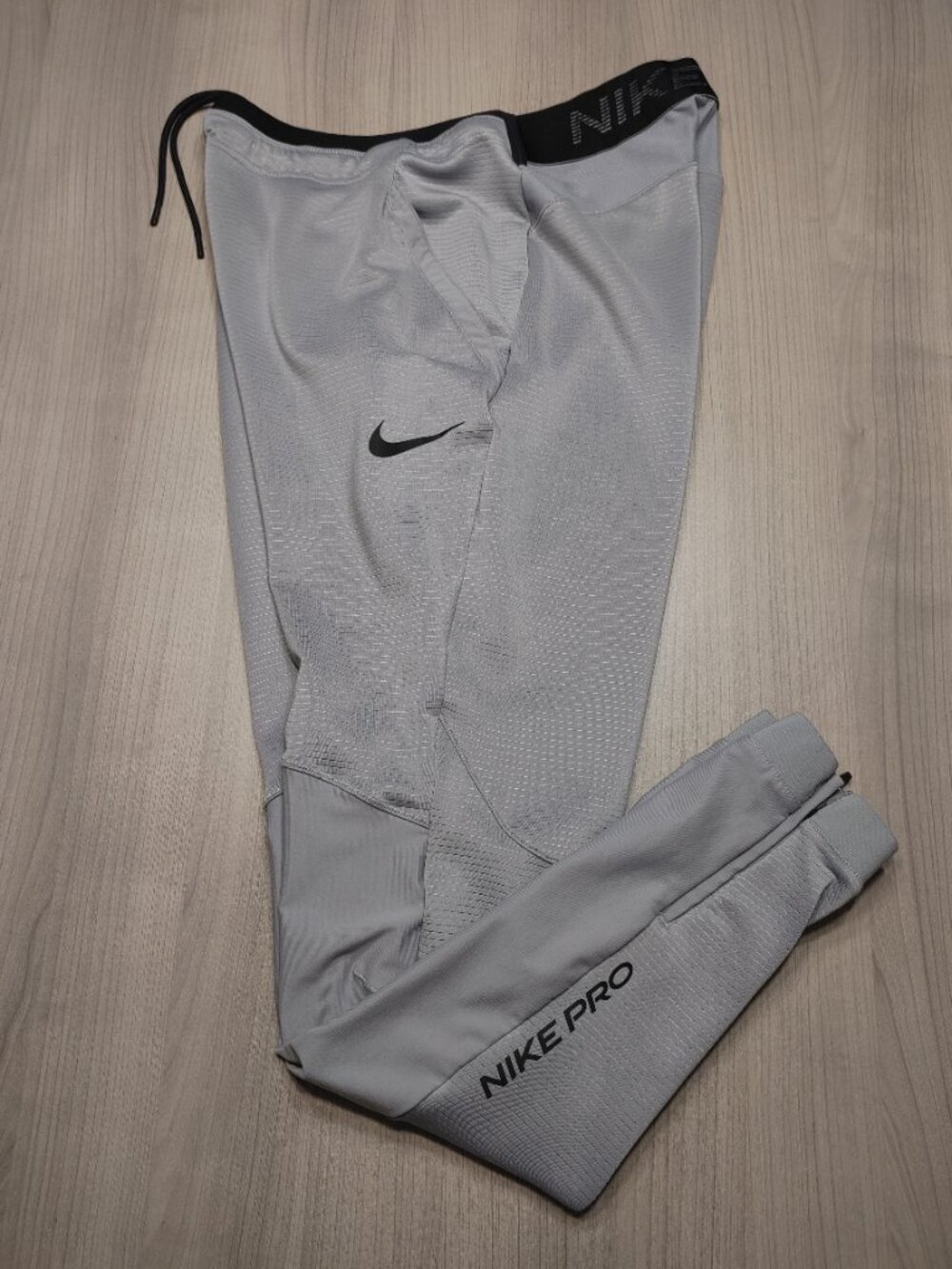 Men's Nike Pro Dry Training Pants Tapered Gray Size XL